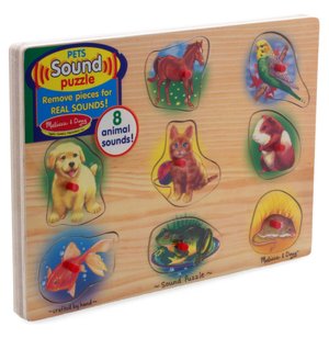 Pets Sound Peg Puzzle