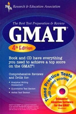 GMAT w/CD-ROM 4th Ed. (REA) - The Best Test Prep & Review