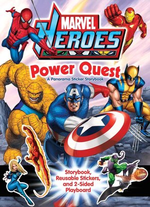 Marvel Heroes Power Quest: A Panorama Sticker Storybook