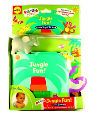 Alex Toys: Jungle Fun! Bath Book & Squirting Tub Toy: A Little Squirts Book
