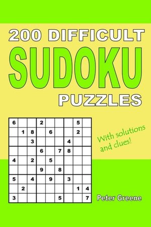 200 Difficult Sudoku Puzzles