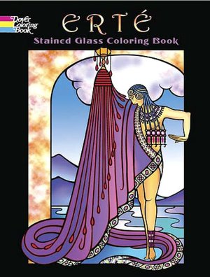 Erte Stained Glass Coloring Book (Dover Coloring Book Series)