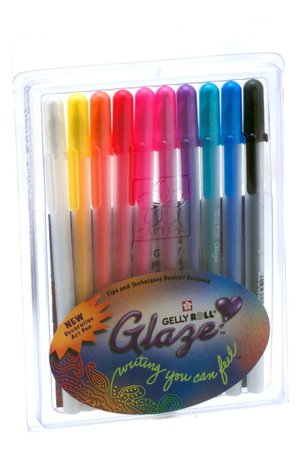 Gelly Roll Glaze Decorative Art Pens set of 10