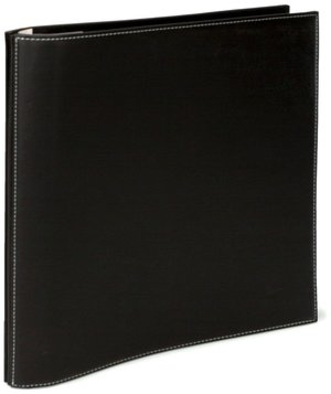 Black Deluxe Portfolio Binder Book 8.5 x 11