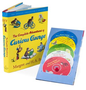 Curious George Complete Adventures Deluxe Book and CD Gift Set