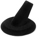 Ring Display 2"X1.5"-Black Velvet by Darice: Product Image