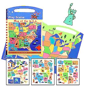Map USA Play Scene