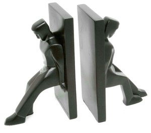 Leaning Men Bookends (Set of 2)