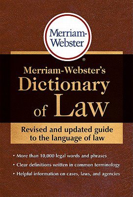 Merriam-Webster's Dictionary of Law