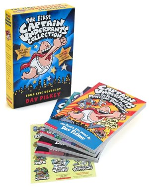 First Captain Underpants Collection: Boxed Set, Books 1 - 4