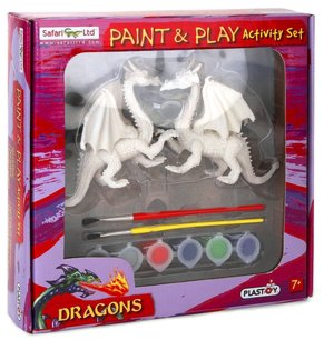 Dragons Paint and Play Set