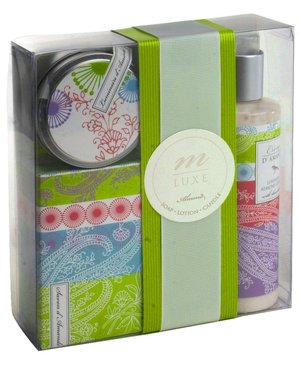 Ibiza Bath Collection (Almond Soap, Lotion and Candle)