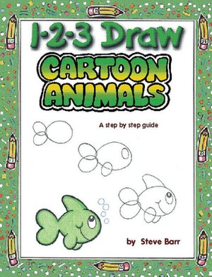 1-2-3 Draw Cartoon Animals