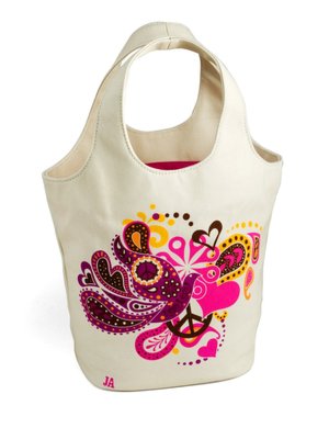 Jonathan Adler Love Dove Canvas Small Book Tote (10