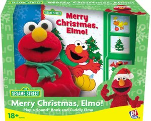 Elmo Christmas: Book Box and Plush
