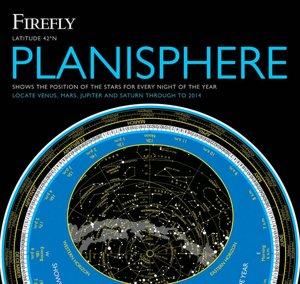 Firefly Planisphere: Latitude 42 Degrees North
