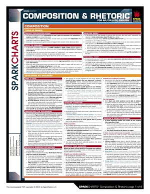 English Composition and Rhetoric (SparkCharts)