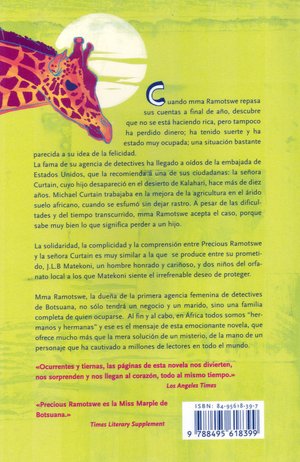 Las lágrimas de la jirafa: La 1 detective de Botsuana (Tears of the Giraffe)