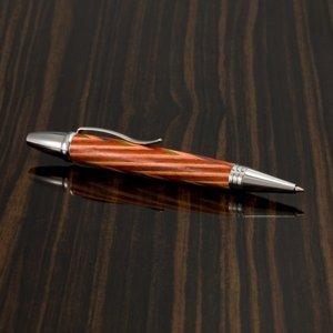 Colori Orange Wood Laminate Ballpoint Pen