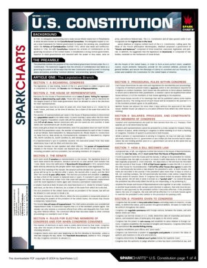 United States Constitution (SparkCharts)