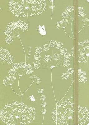 Queen Anne's Lace Journal Green/White 5x7