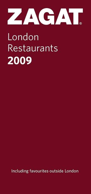Zagat London Restaurants 2009