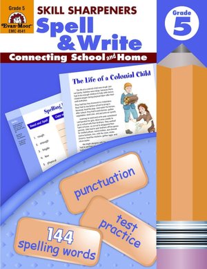 Skill Sharpeners Spell & Write, Grade 5
