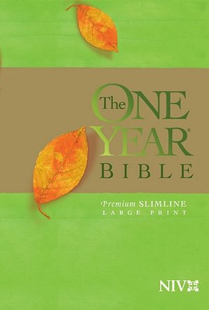 The One Year Premium Slimline Bible Large Print-NIV