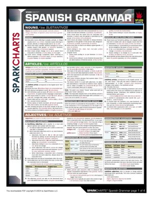 Spanish Grammar (SparkCharts)