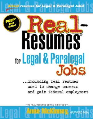 Real-Resumes for Legal and Paralegal Jobs