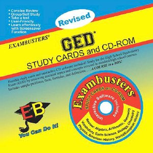 GED: Exambusters Study Cards & CD-ROM
