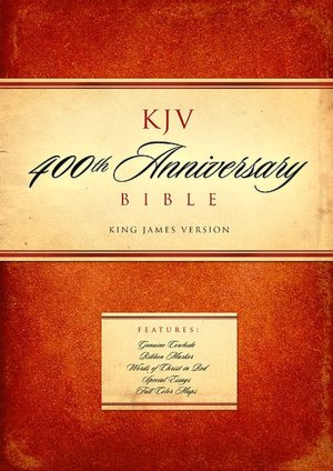 KJV 400th Anniversary Bible, Black Genuine Leather