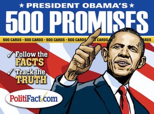 President Obamas 500 Promises Card Deck