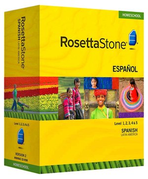 Rosetta Stone Homeschool Version 3 Spanish (Latin America) Levels 1,2,3,4 & 5 Set: with Audio Companion, Parent Administrative Tools & Headset with Microphone