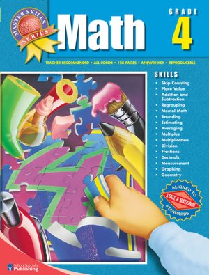 Master Math Skill Book Grade 4