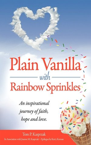 Plain Vanilla With Rainbow Sprinkles