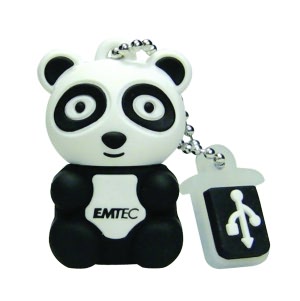EMTEC M310 Animal Series Zoo 4 GB USB 2.0 Flash Drive (Panda)
