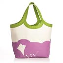Kite and Bird Canvas Summer Tote - 13x7x14.25