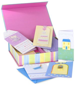 Handcrafted Occasional Greeting Cards - Box Set of 24