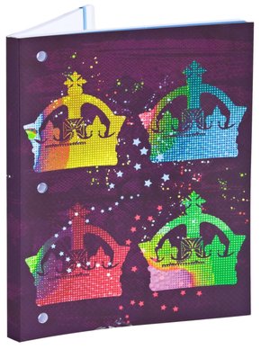 Purple Crowns Flexi Lined Journal (7.5x9.75)