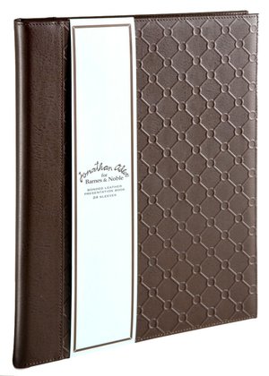 Jonathan Adler Bespoke Brown Bonded Leather Presentation Book
