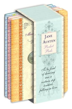 Jane Austen Pocket Note Pads- Set of 4