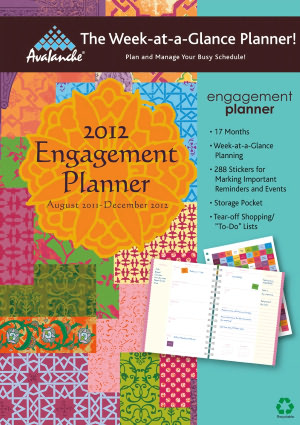 2012 My Plan-It Potpourri Engagement Planner Calendar