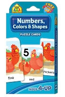 Numbers, Colors, Shapes-Puzzle Cards