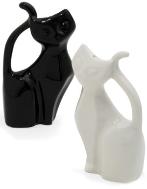 Jonathan Adler Cat Porcelain Salt & Pepper Shakers