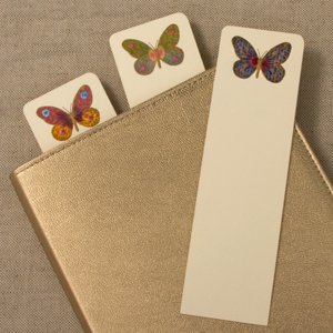 Hand Painted Butterfly Bookmark