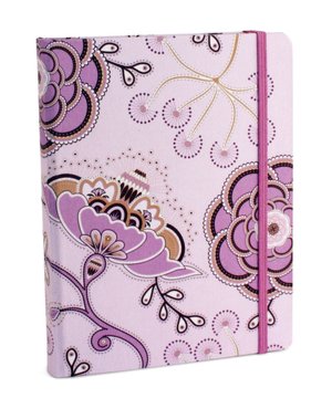 Crewel Embroidery Fabric Covered Journal