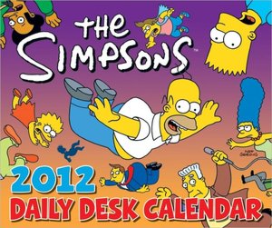 2012 Simpsons Daily Desk Box Calendar