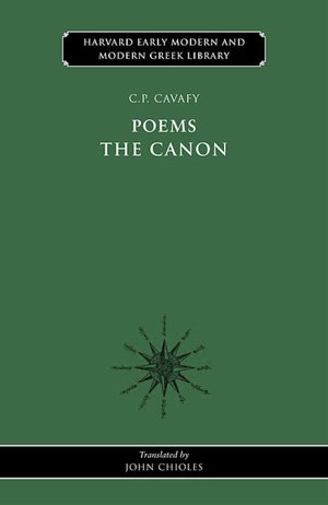 C. P. Cavafy: Poems-The Canon