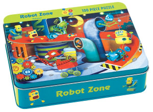 100 Piece Robot Puzzle